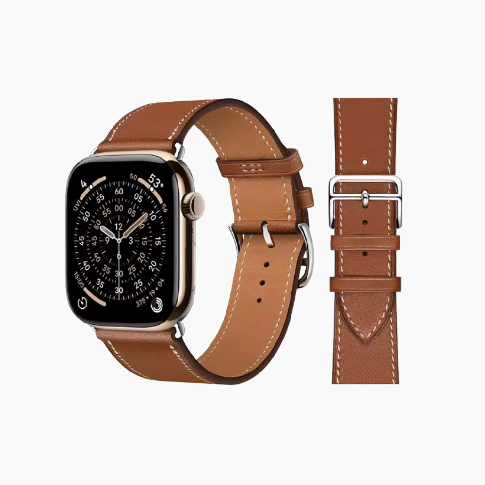 Äkta läderarmband för Apple Watch