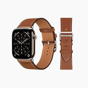 Äkta läderarmband för Apple Watch