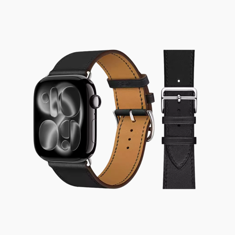 Äkta läderarmband för Apple Watch