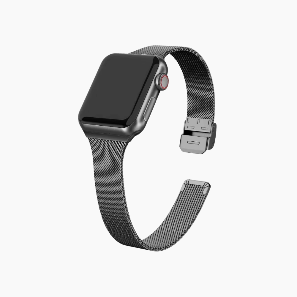 Elegant slim armband i metall för Apple Watch
