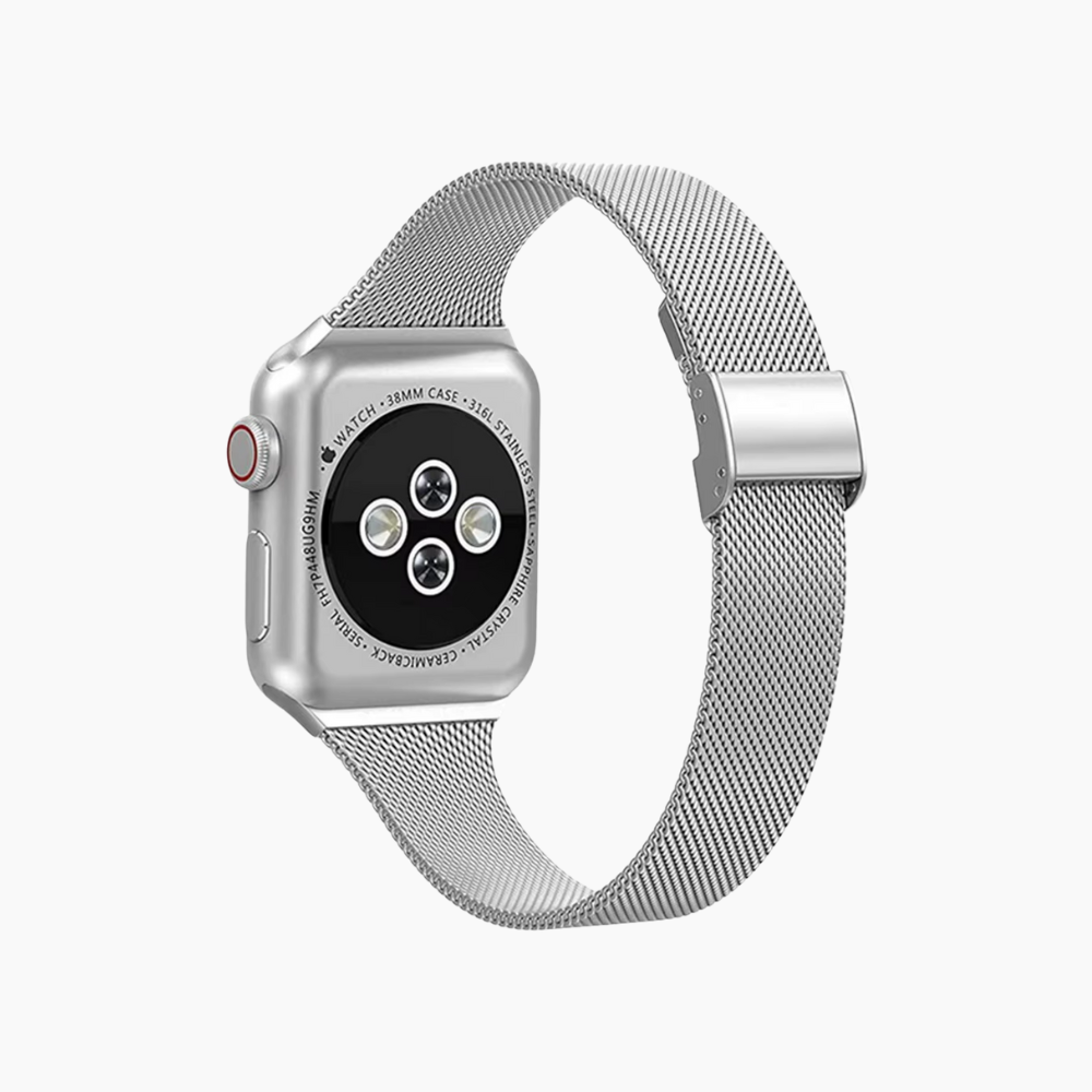 Elegant slim armband i metall för Apple Watch