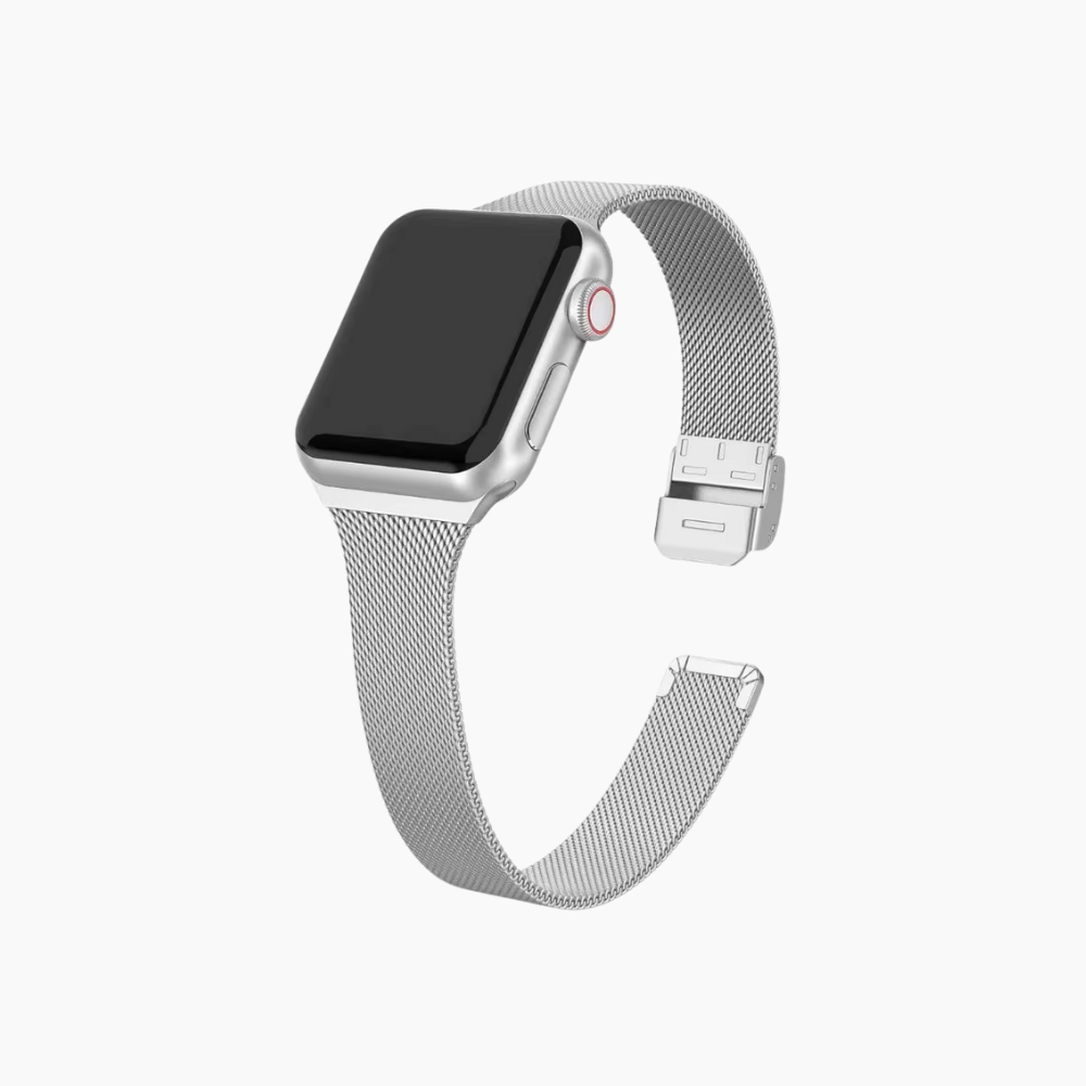 Elegant slim armband i metall för Apple Watch