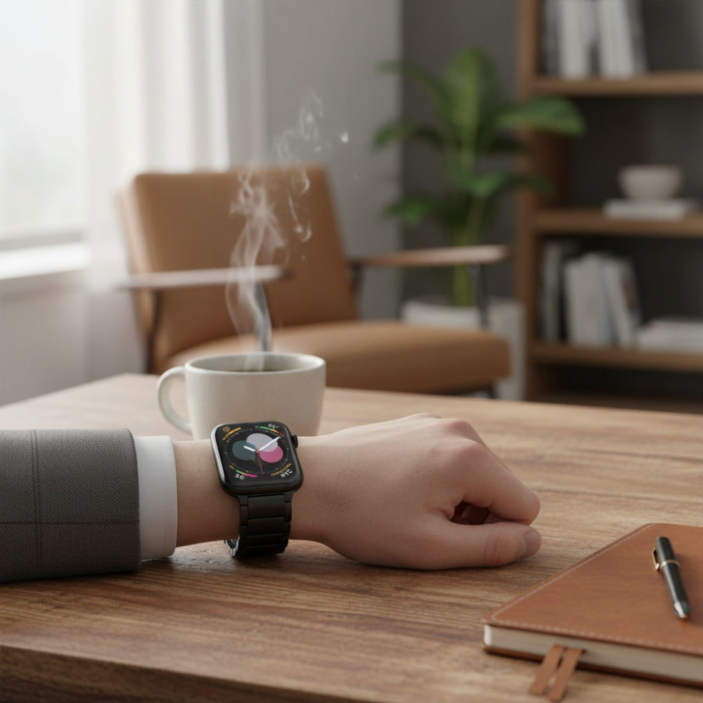 Titanarmband i rostfritt stål för Apple Watch