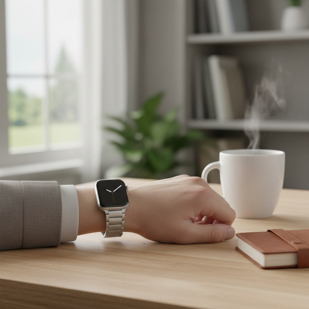 Titanarmband i rostfritt stål för Apple Watch