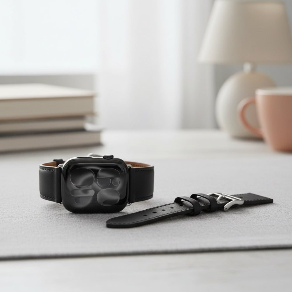 Äkta läderarmband för Apple Watch